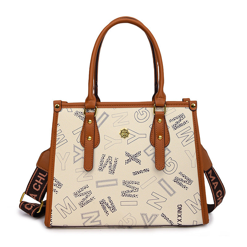 Retro high-end light luxury tote bag