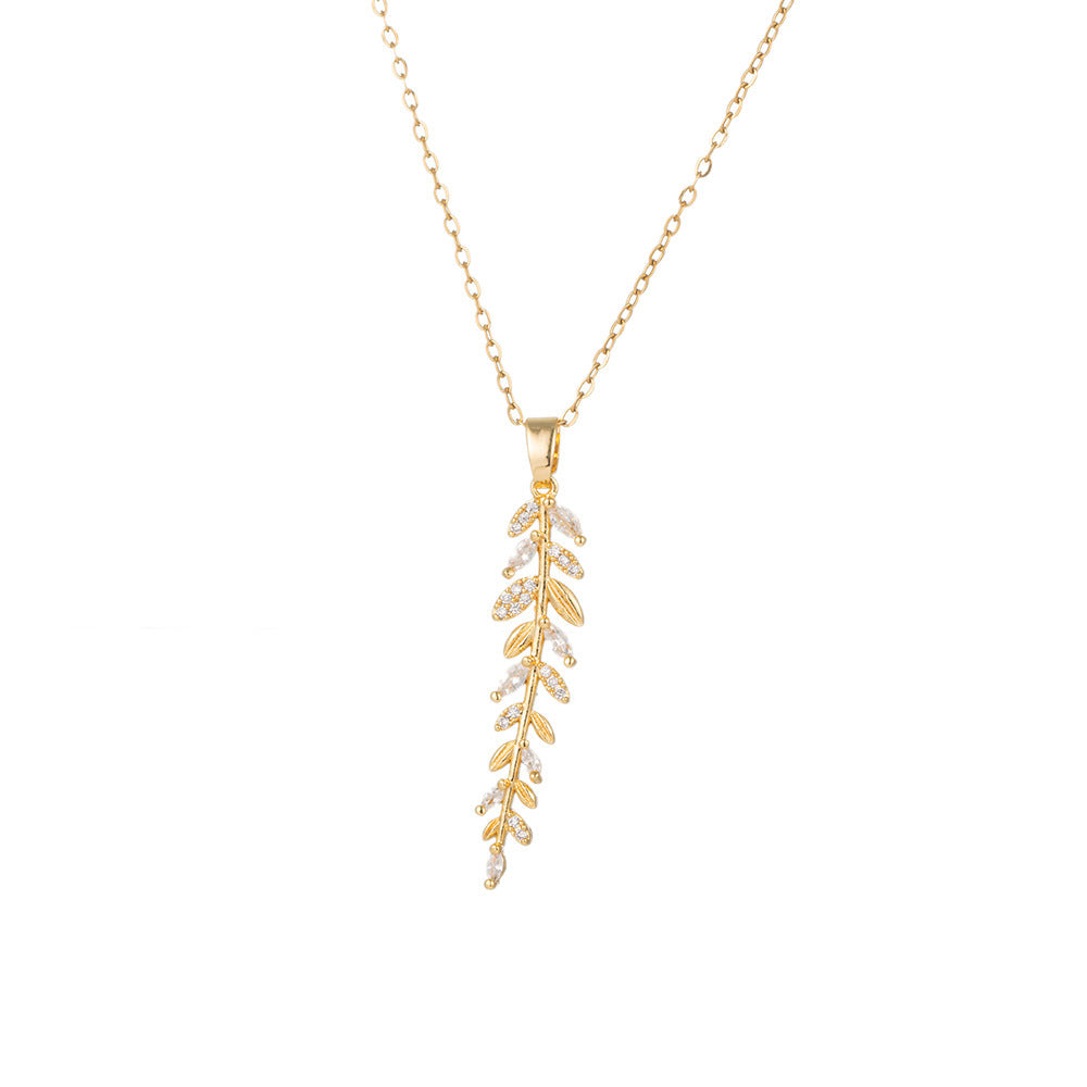 Daoxiang wheat ear necklace