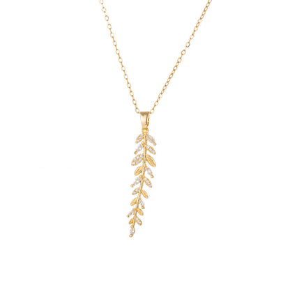 Daoxiang wheat ear necklace