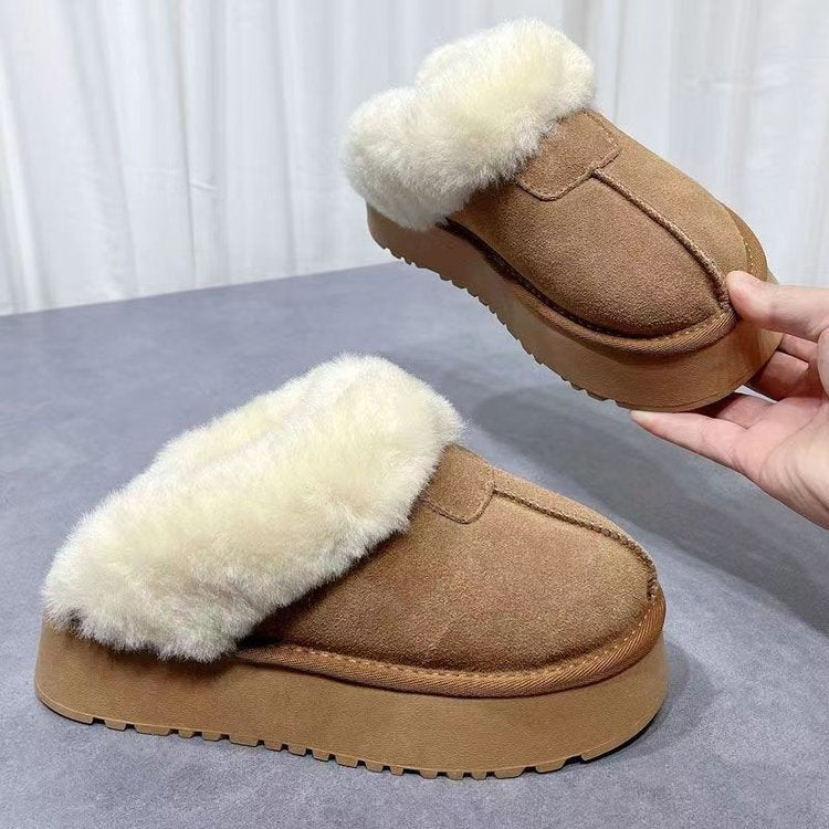 Mao Mao cotton slippers women's outer wear