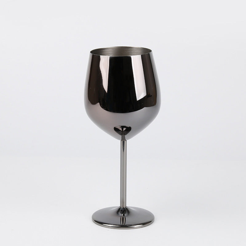 Stainless steel champagne glass