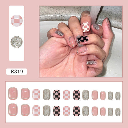 Fall Sweet Cute Wearable Fake Nails