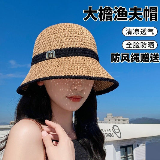 Korean Style Bucket Hat UV Protection Foldable