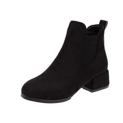 Winter new thick heel women's boots