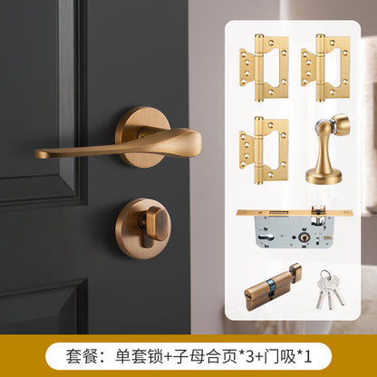 fashion Brass silent door lock