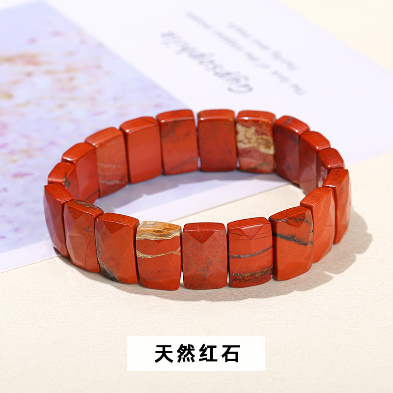 Natural Dongling jade cut surface hand row