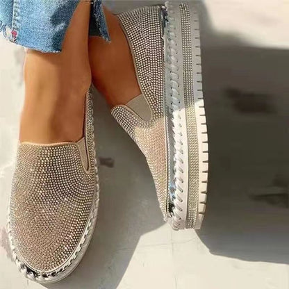 Fashion board shoes rhinestone women's shoes