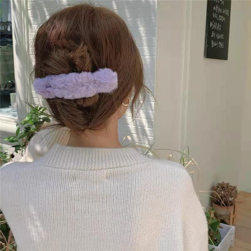 Rex Rabbit Hair Shark Clip Duck Beak Clip Hairpin