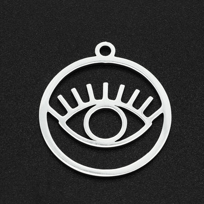 5 pcs/pack devil eye DIY pendant