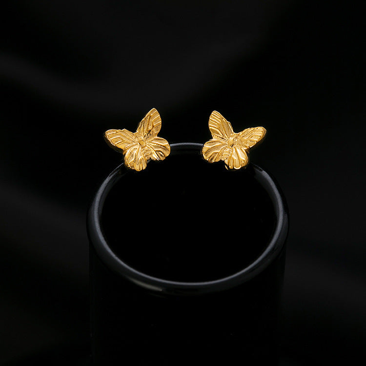 Butterfly stud earrings