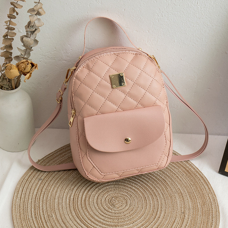 Korean version backpack, women's bag.