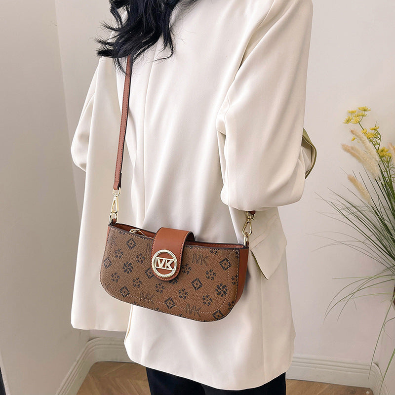 One shoulder crossbody small square bag