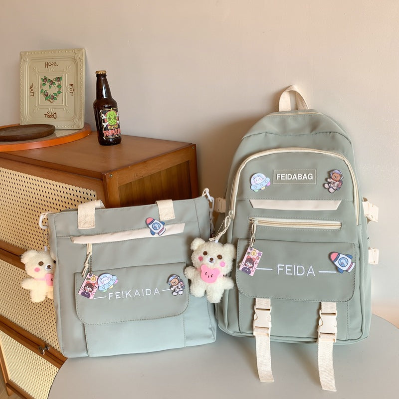 Schoolbag, cute backpack for girls ins style