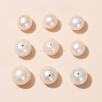 11-14Mm Baroque Pearl Round Bead Pendant