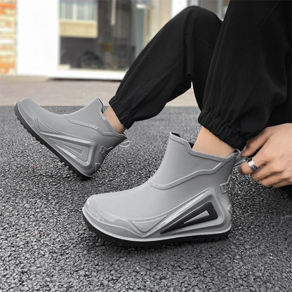 Rain shoes platform wear-resistant men's non-slip