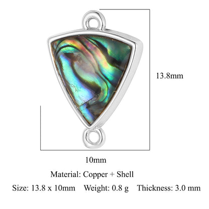 Shell copper jewelry connecting accessories