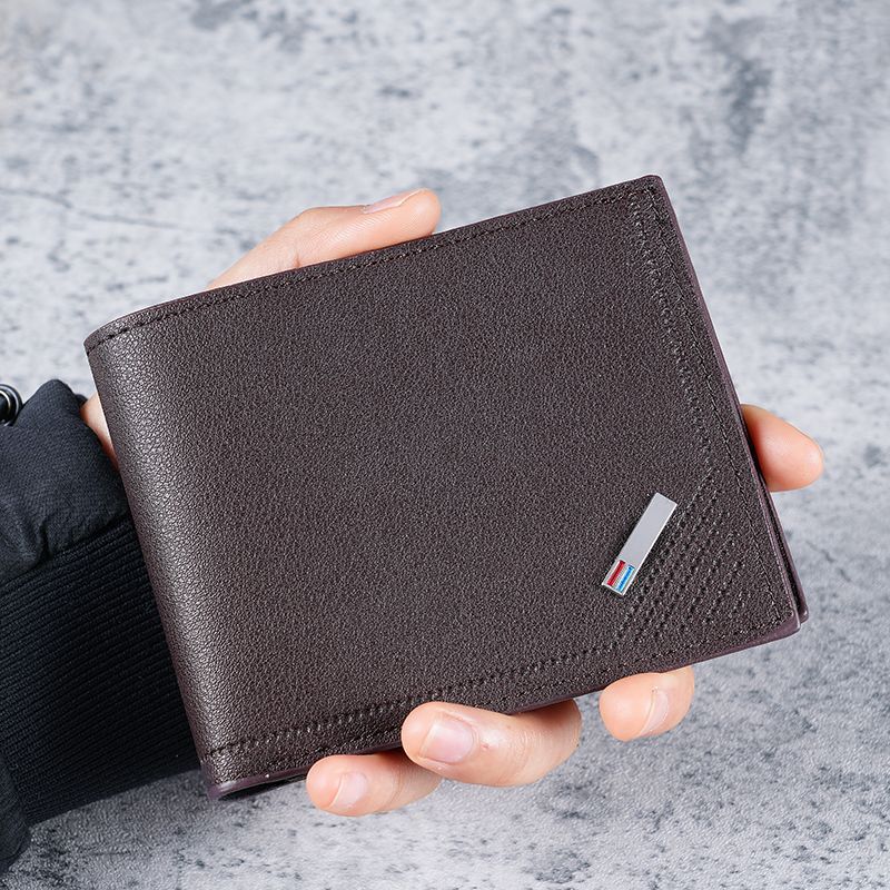 Thin soft leather wallet