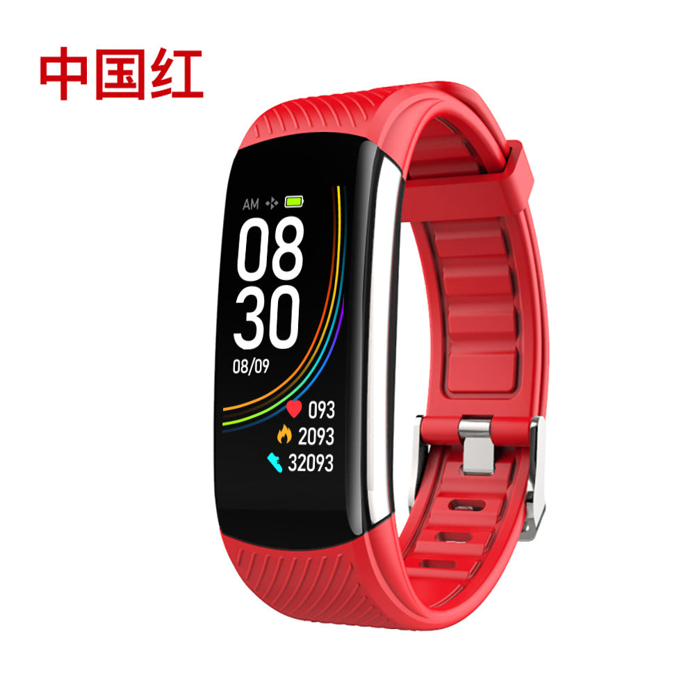 Huaqiangbei C6T Smart Band Blood Pressure Temperature Monitor