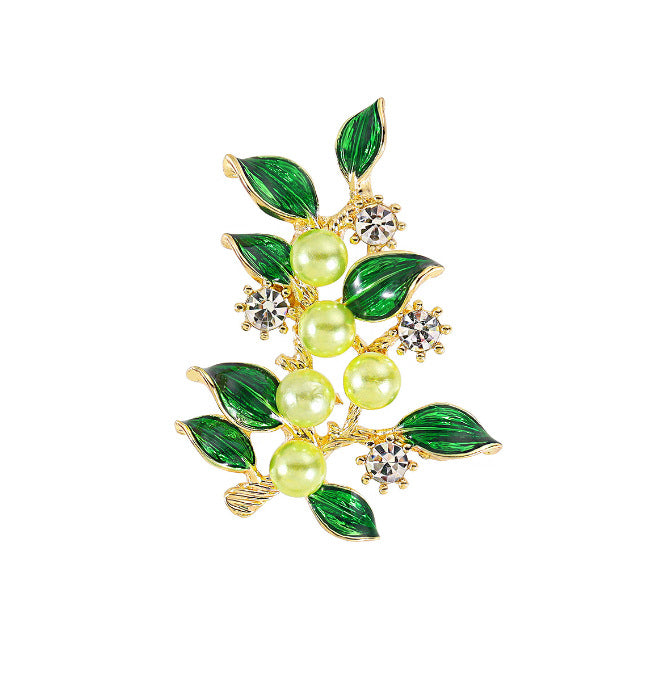 Green Plant Accessory Pin