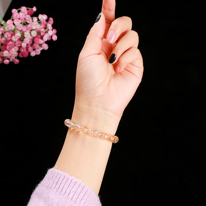 Citrine Bracelet Stylish and Simple Single Ring Bracelet