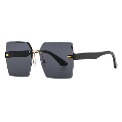 Frameless Gradient Color Trendy Sunglasses