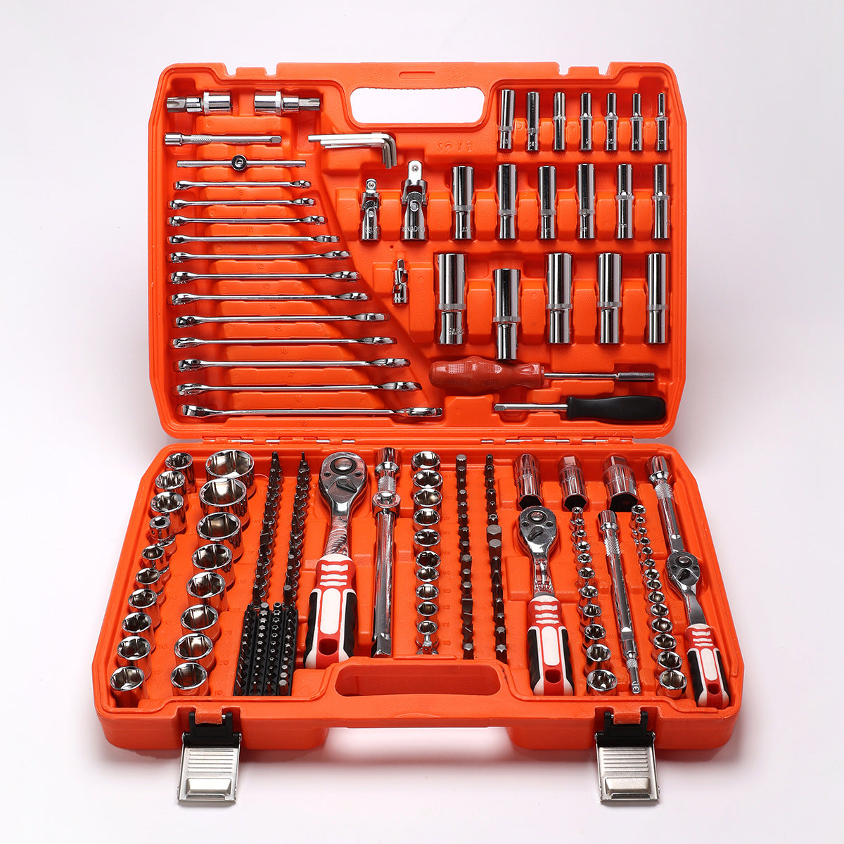 216-Piece machine repair kit tool chrome vanadium steel