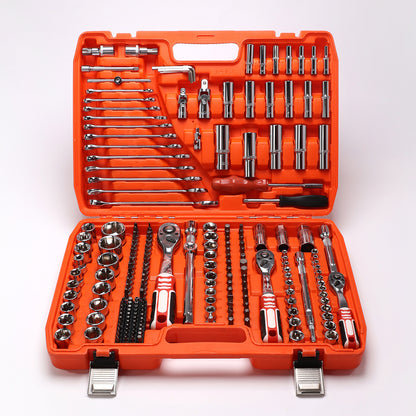 216-Piece machine repair kit tool chrome vanadium steel