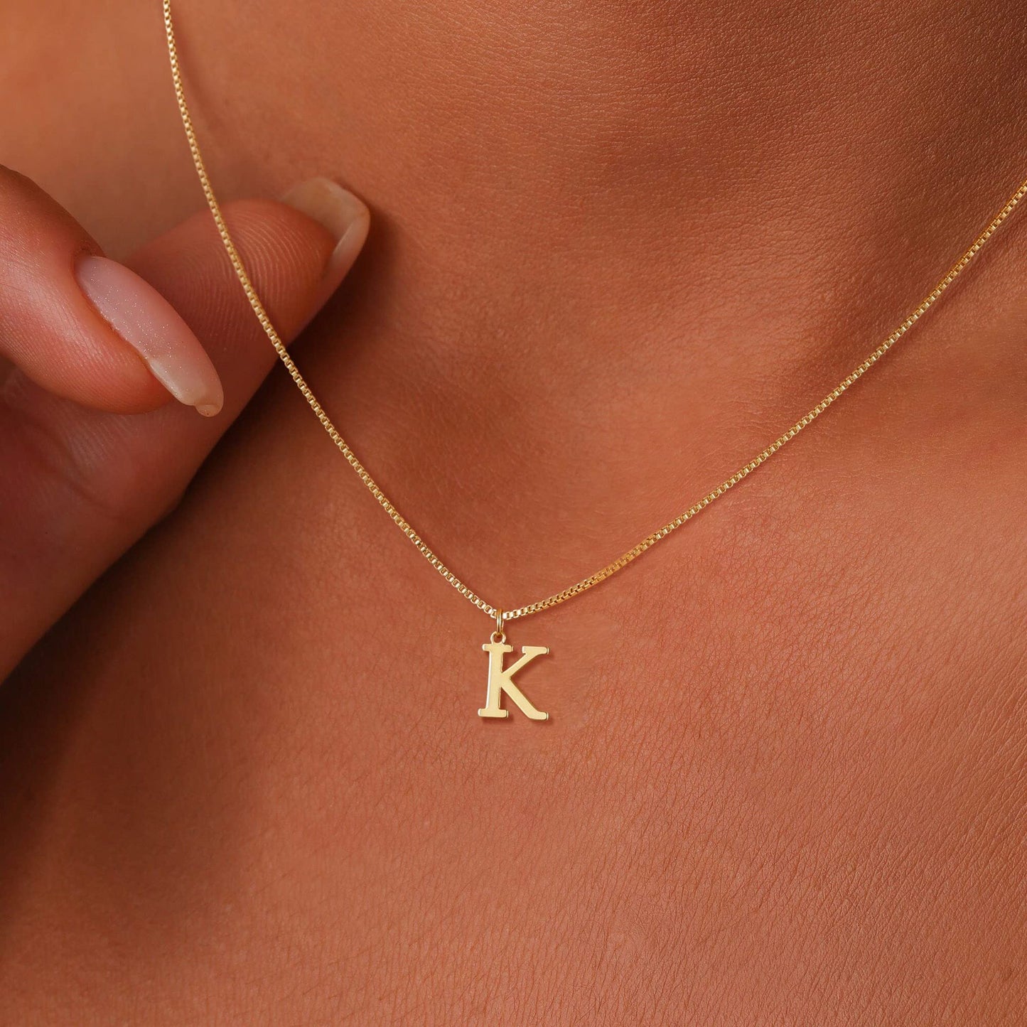 Hot selling 26 English letter necklace