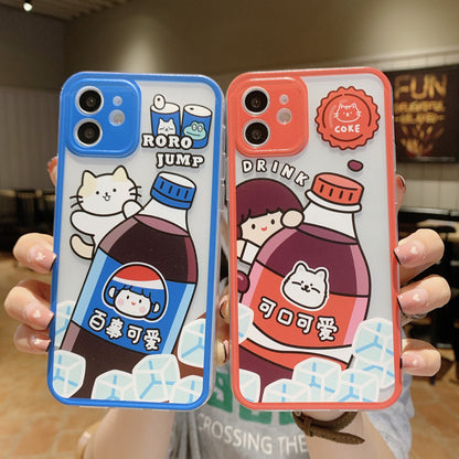 vivo X90 Pro Summer Ins Color Frame Cartoon Soft Clear Y55S/S10E Case