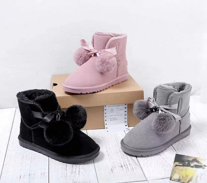 Thickened thermal snow boots