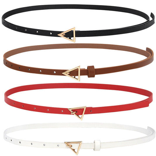 Triangle Buckle Belt Ladies Belt