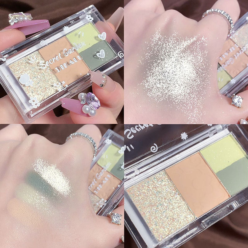 Four-Color Pocket-Sized Eyeshadow Palette