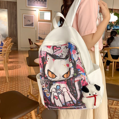 Graffiti comic school bag, backpack