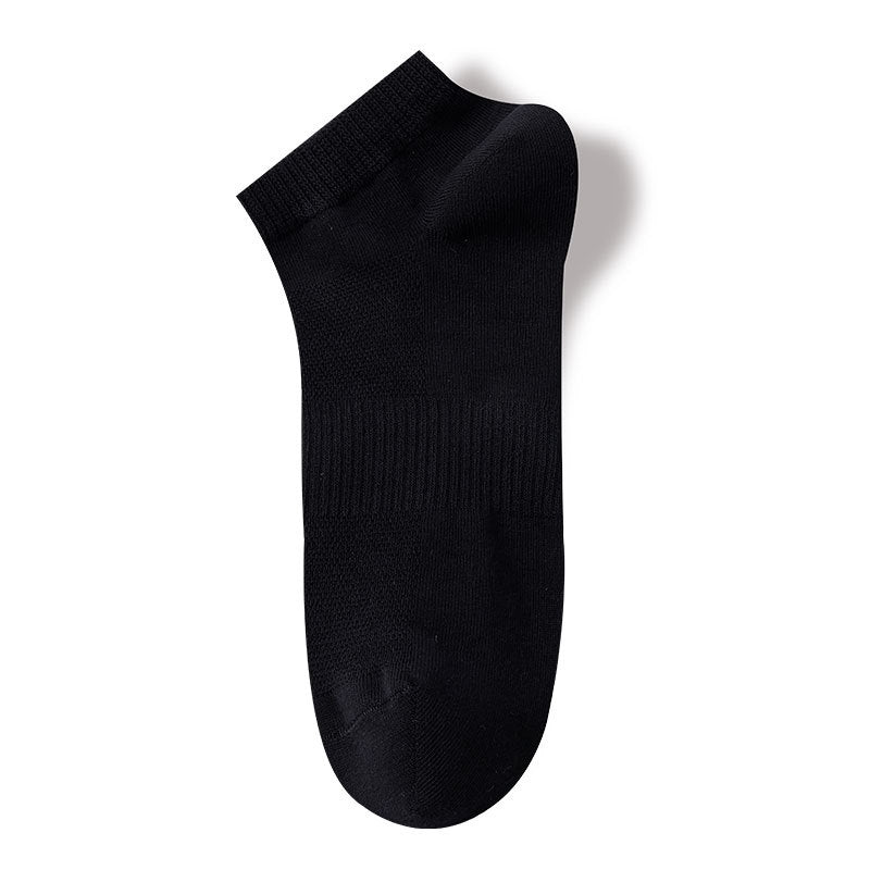 Men's Spring-Summer Thin Breathable Short Cotton Socks