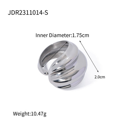 High-grade titanium steel ring