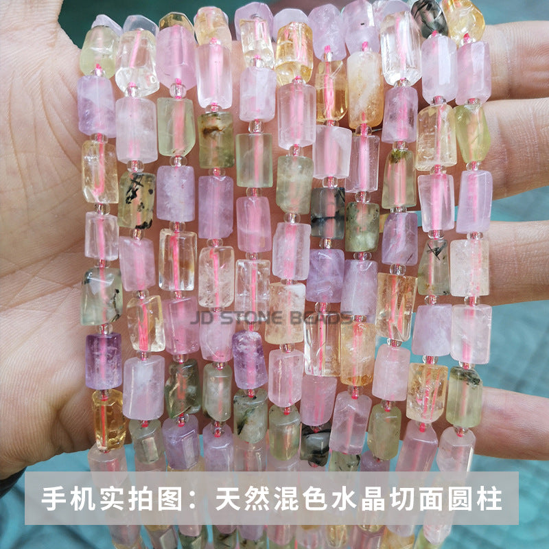 8 * 11Mm crystal cut cylindrical beads