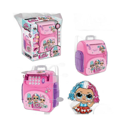 StellaLou Backpack Money Bank, Password Safe for Boys and Girls