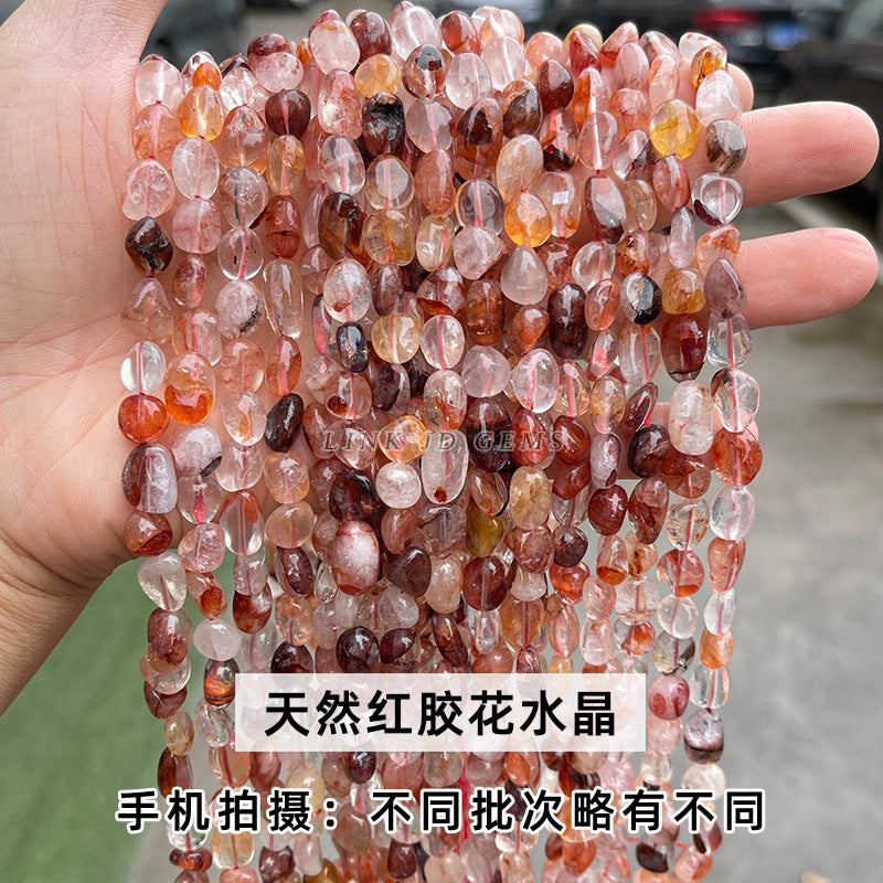 Crystal gravel conformal loose beads