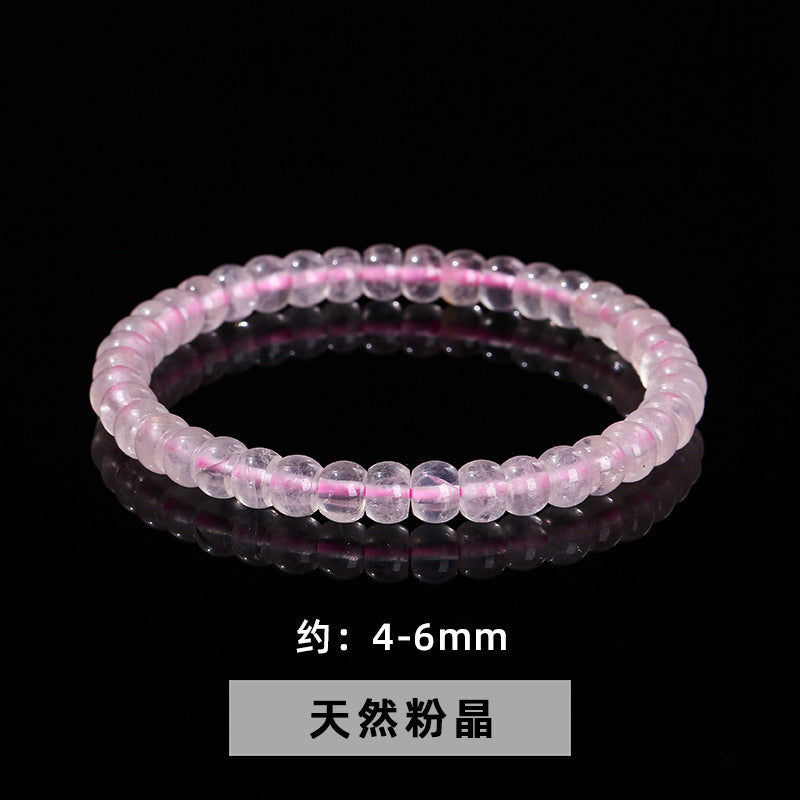 Natural Amethyst Seiko Tablet Bracelet