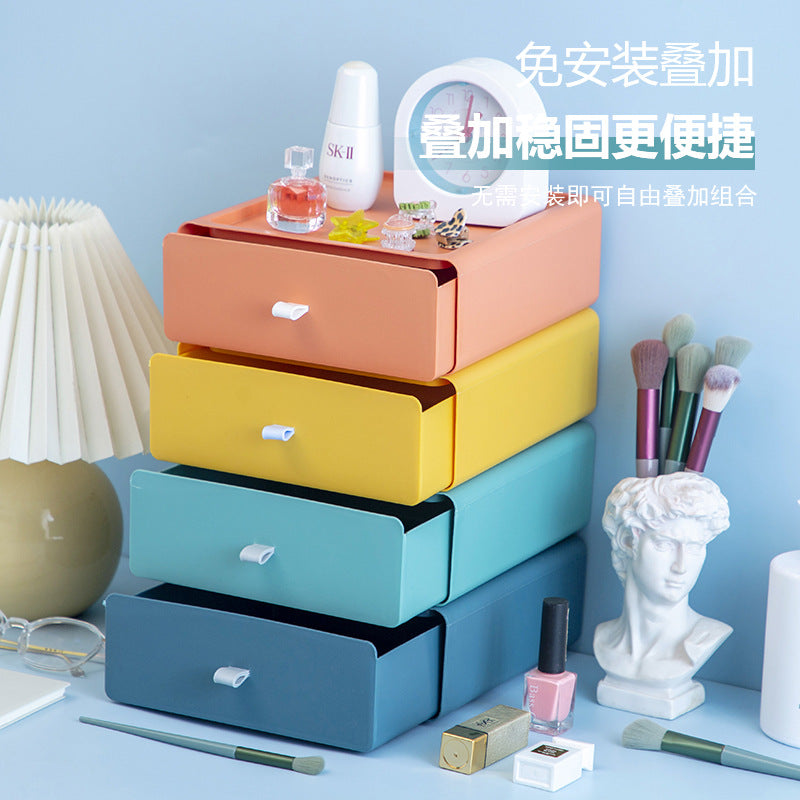 Desktop Cosmetic Organizer Drawer Shelf