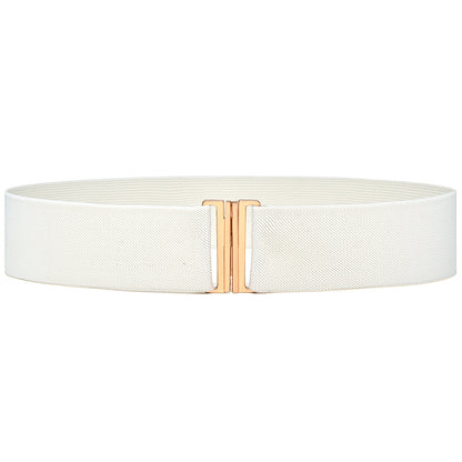 Wide waist seal elastic belt