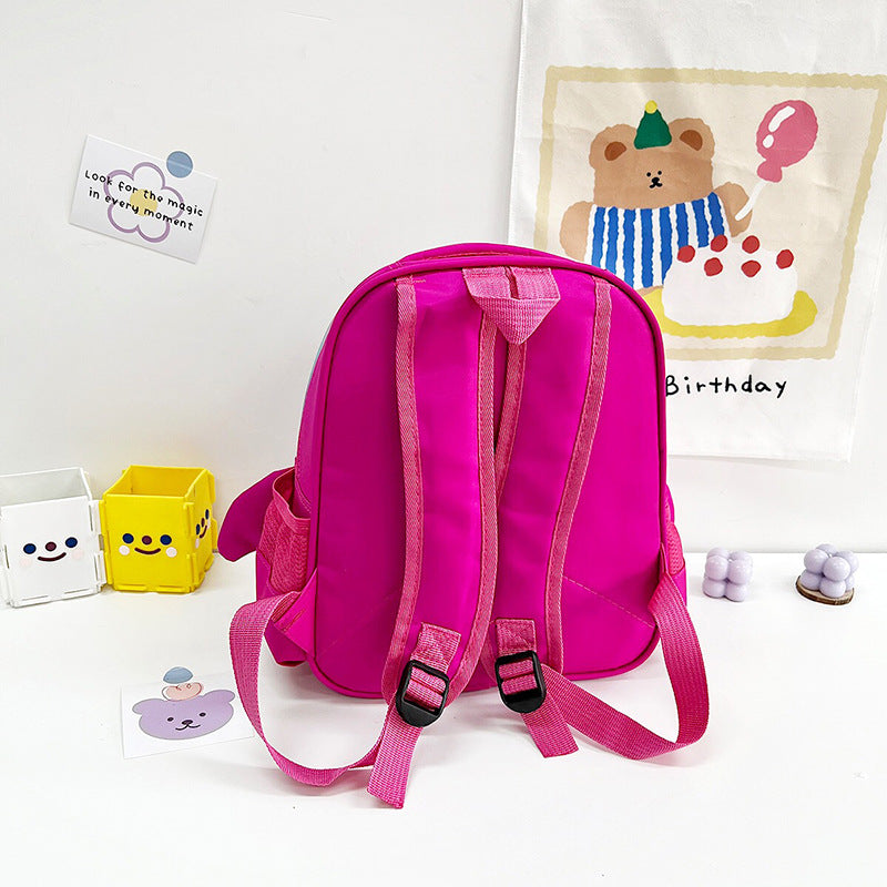 Multicolor hard shell school bag