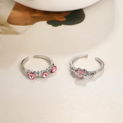 Barbie Pink Diamond Heart Ring