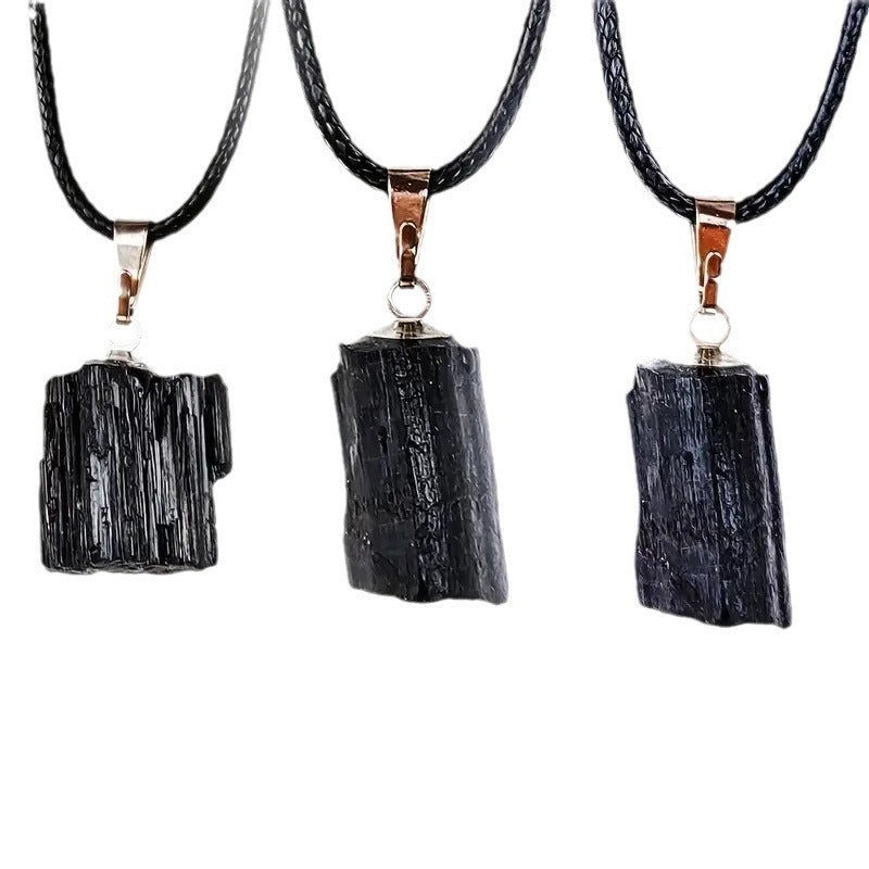 Black Tourmaline Tourmaline Indeterminate Pendant