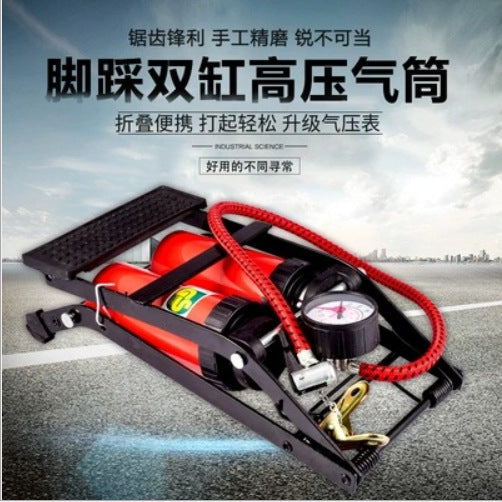 Vehicle double tube pump Vehicle air pump