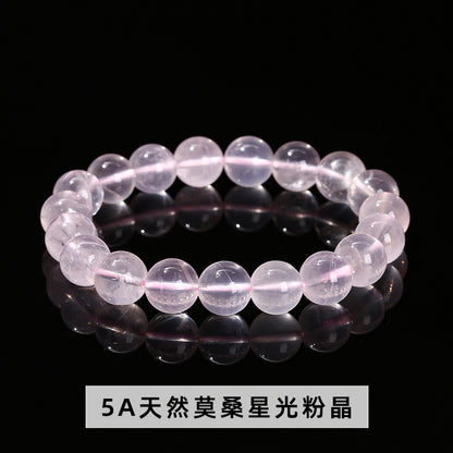 Natural mozzarella star powder crystal bracelet