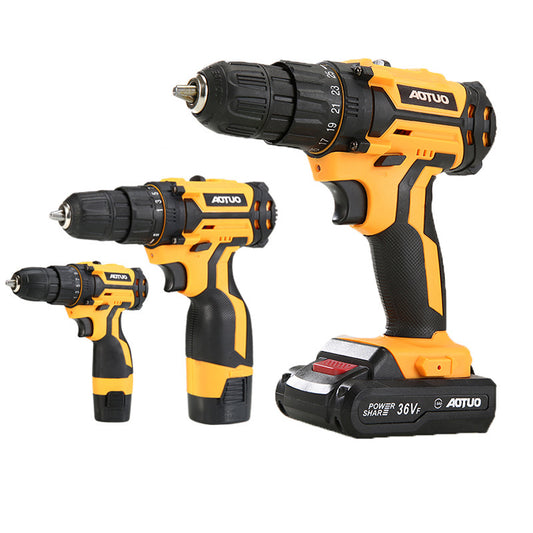 Cordless Lithium Drill Set Electric Screwdriver