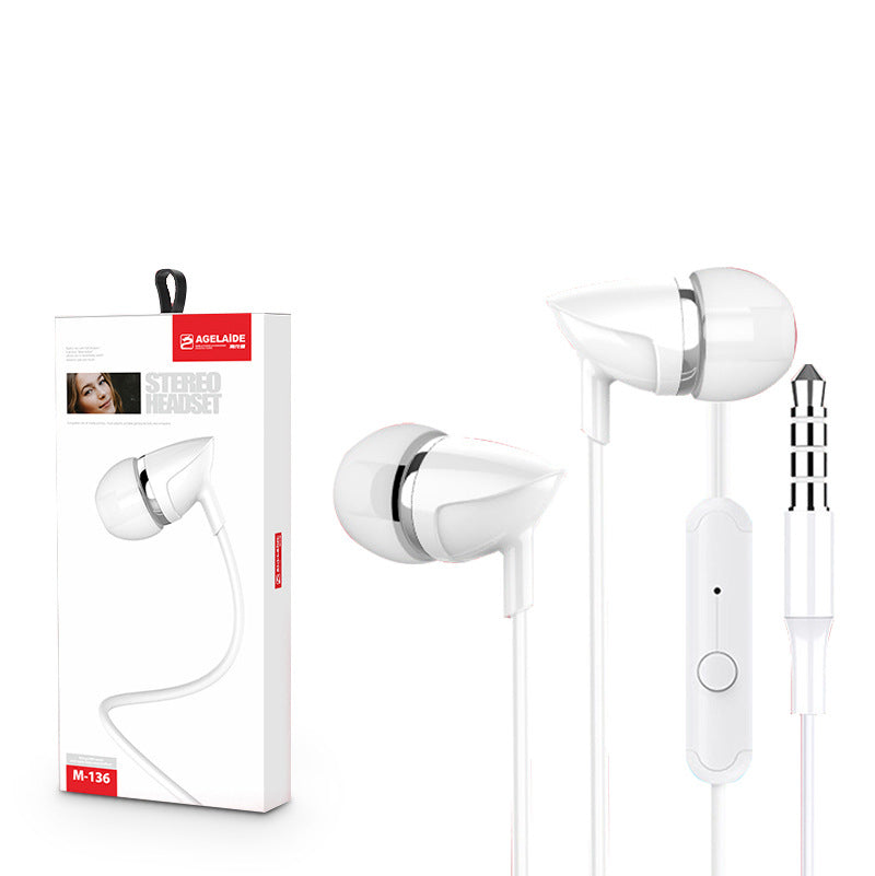 In-Ear Wired Earphones Apple Huawei with Mic