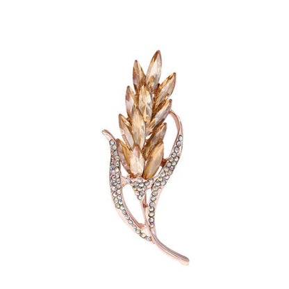 Wheat ear brooch women's high-end