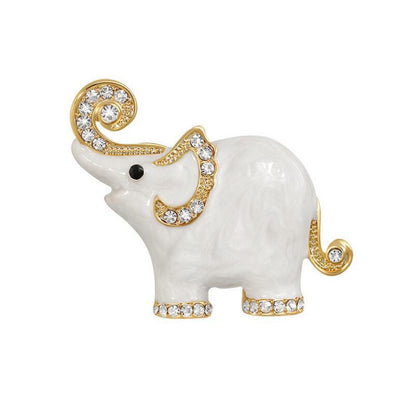 Cute baby elephant brooch